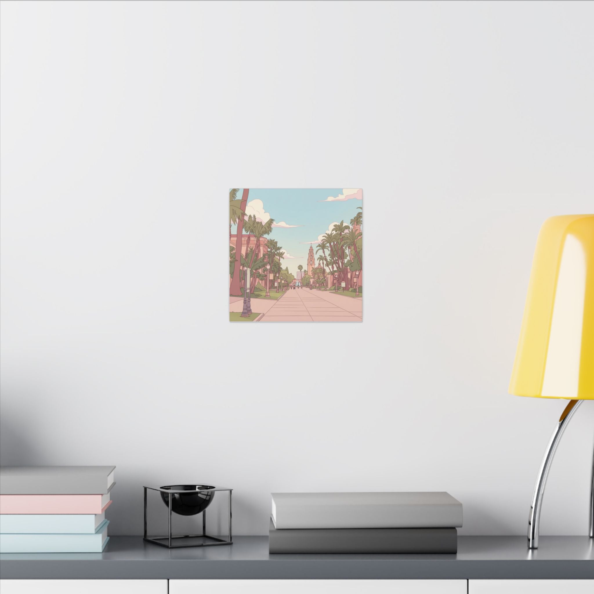 El Prado Balboa Park Anime  Matte Canvas, Stretched, 0.75" (Multi-Size)