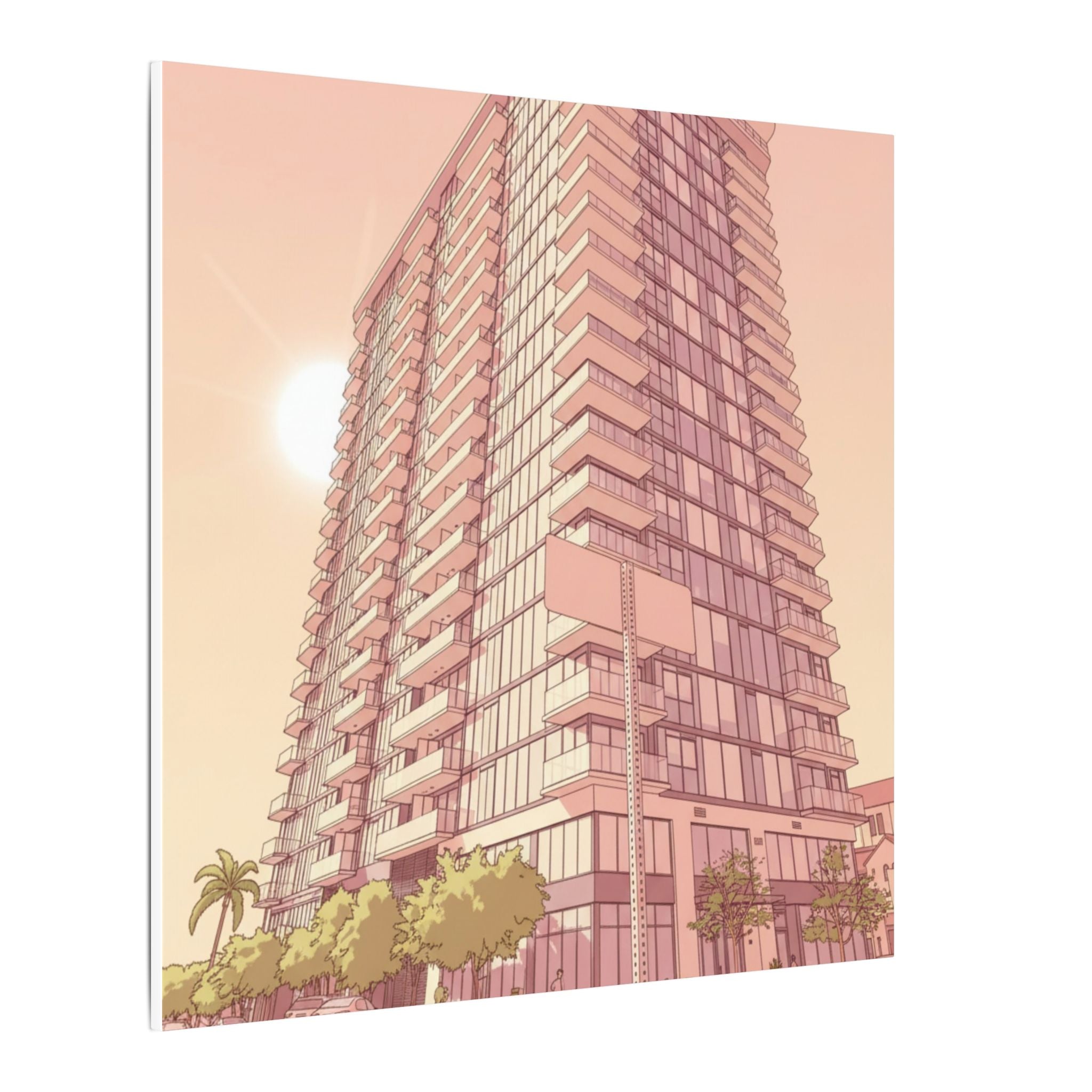 525 Olive San Diego Anime Matte Canvas, Stretched, 0.75" (Multi-Size)