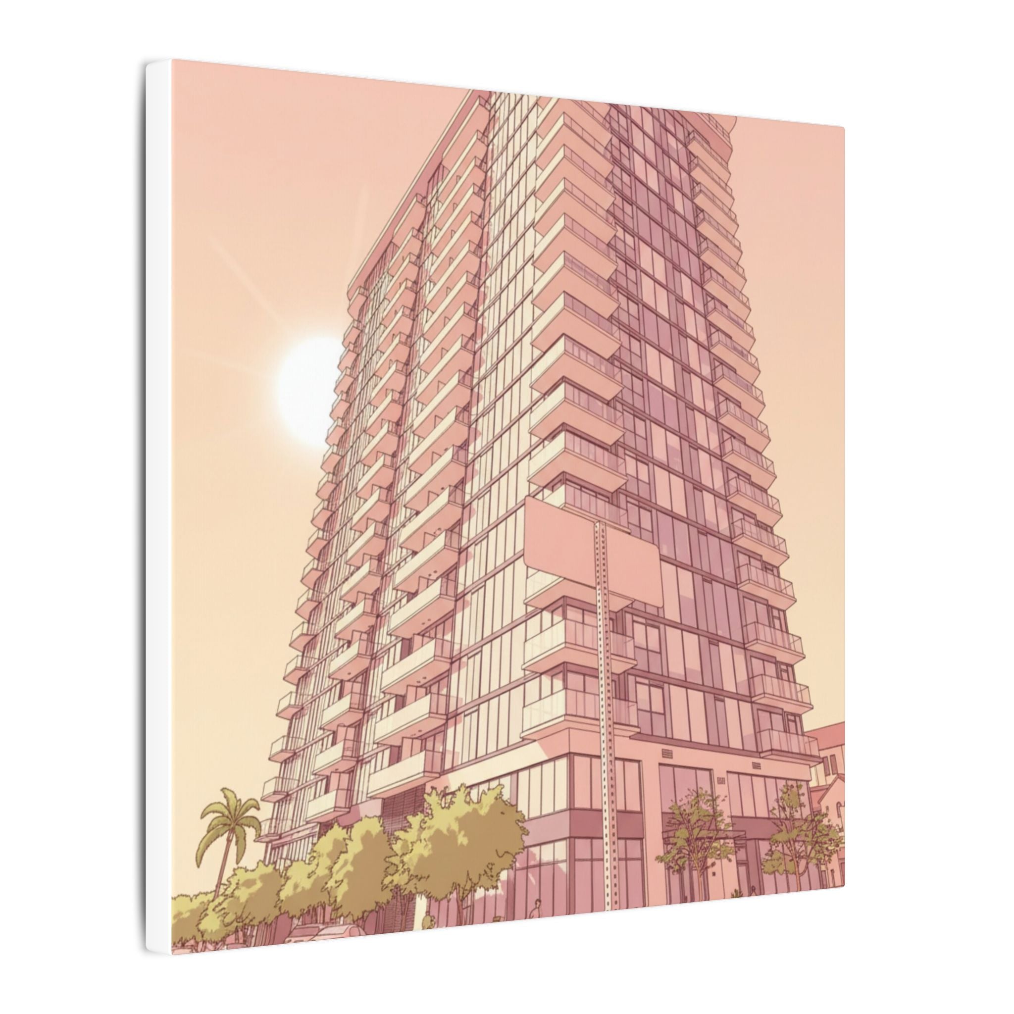525 Olive San Diego Anime Matte Canvas, Stretched, 0.75" (Multi-Size)