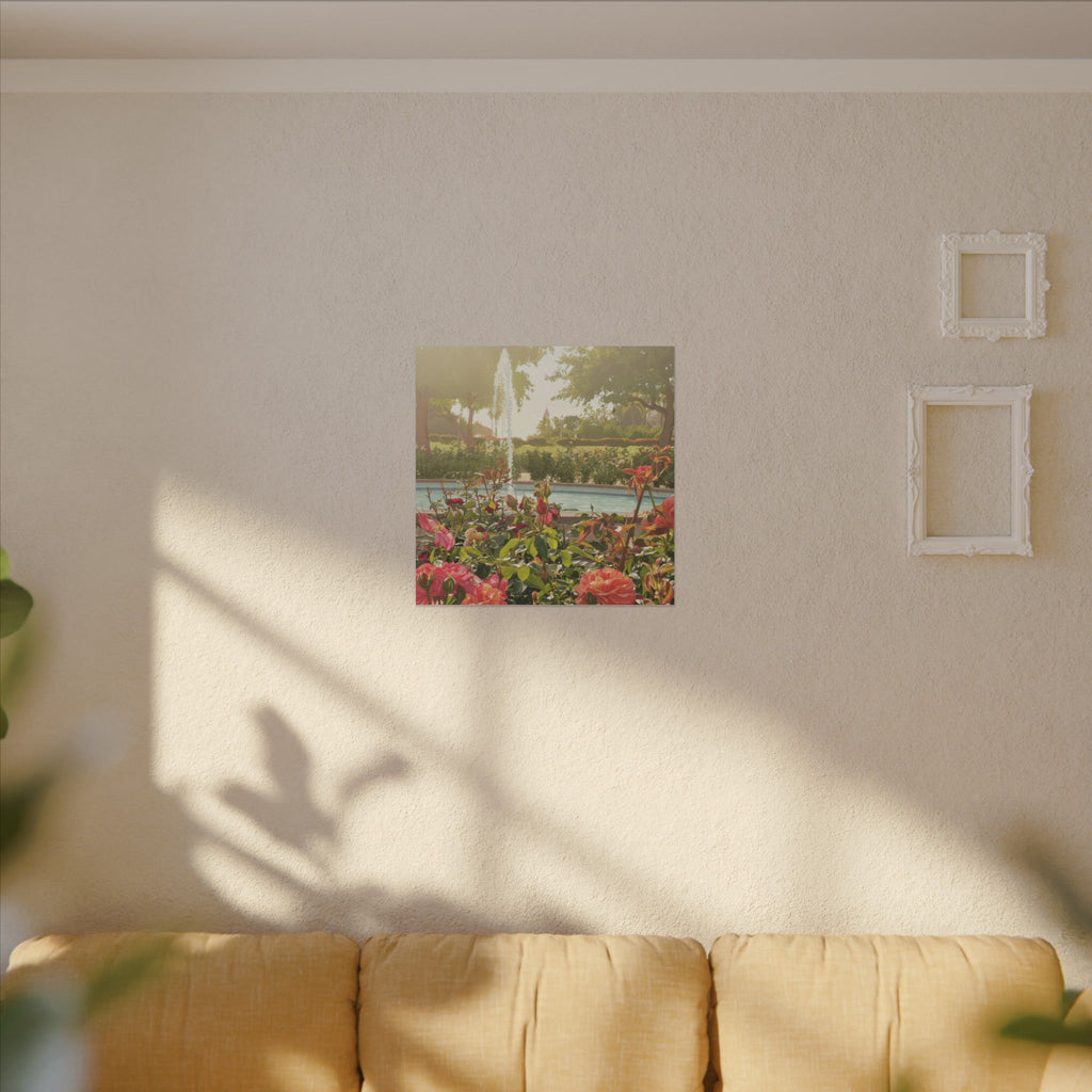 Rose Garden Balboa Park Anime Matte Canvas, Stretched, 0.75" (Multi-Size)