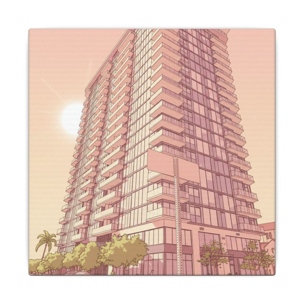 525 Olive San Diego Anime Matte Canvas, Stretched, 0.75" (Multi-Size)