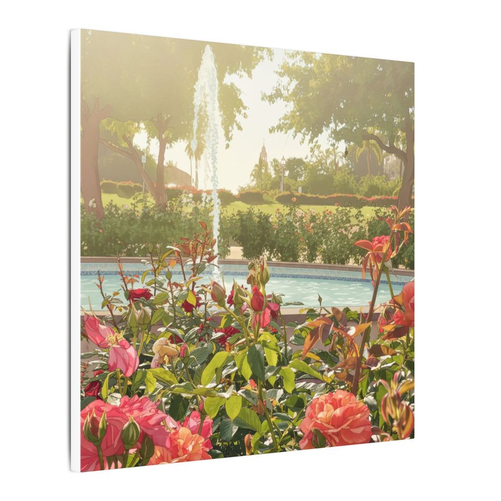 Rose Garden Balboa Park Anime Matte Canvas, Stretched, 0.75" (Multi-Size)