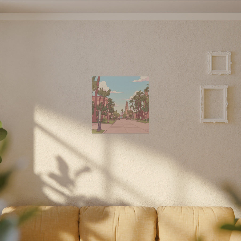 El Prado Balboa Park Anime  Matte Canvas, Stretched, 0.75" (Multi-Size)