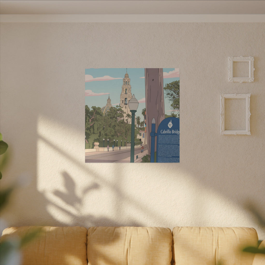 Gateway to Balboa Park Anime Matte Canvas, Stretched, 0.75" (Multi-Size)