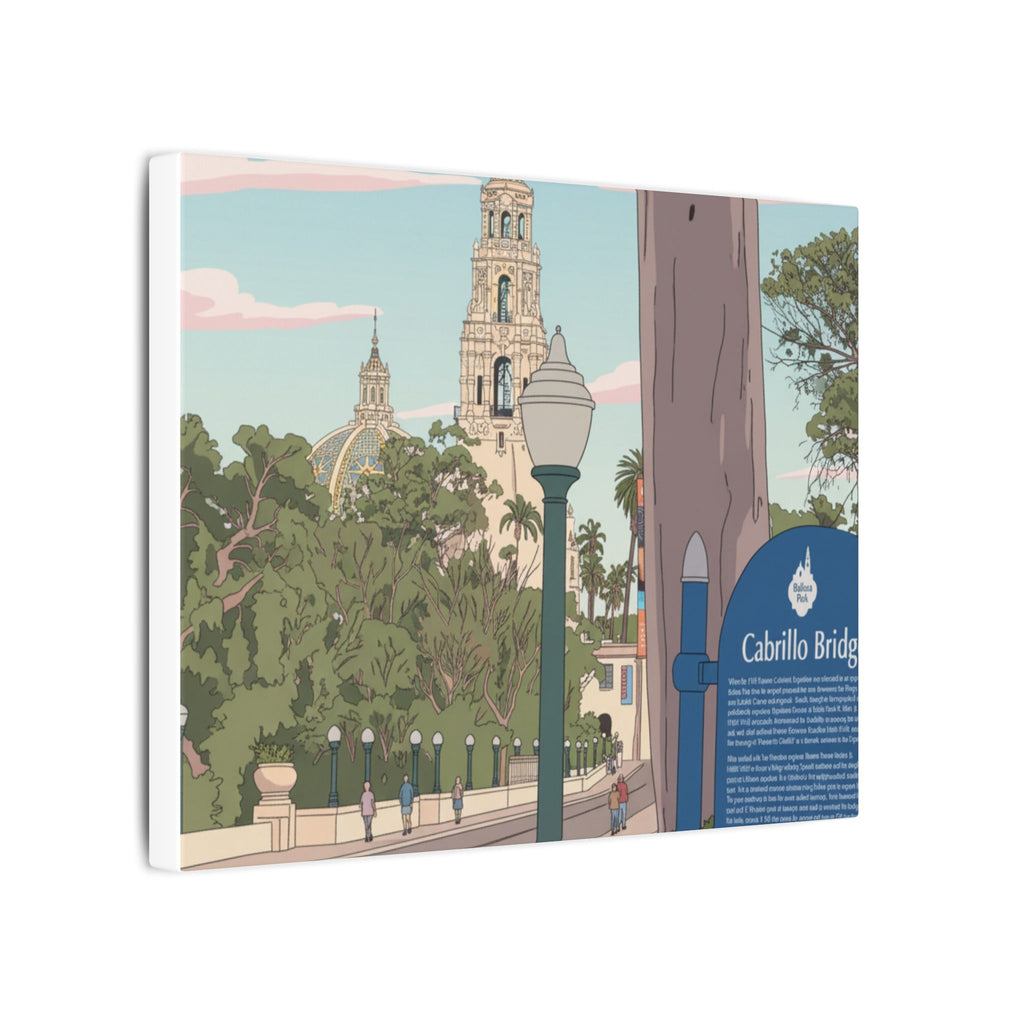 Gateway to Balboa Park Anime Matte Canvas, Stretched, 0.75" (Multi-Size)