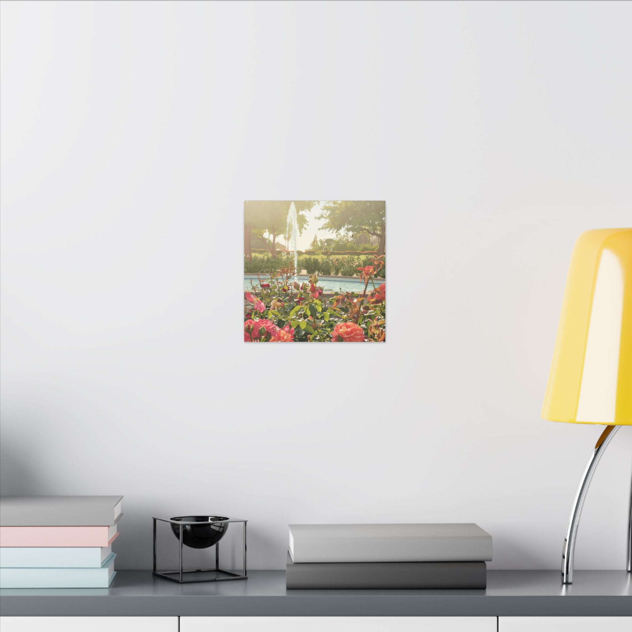 Rose Garden Balboa Park Anime Matte Canvas, Stretched, 0.75" (Multi-Size)
