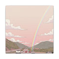 Rainbow California Anime Matte Canvas, Stretched, 0.75" (Multi-Size)