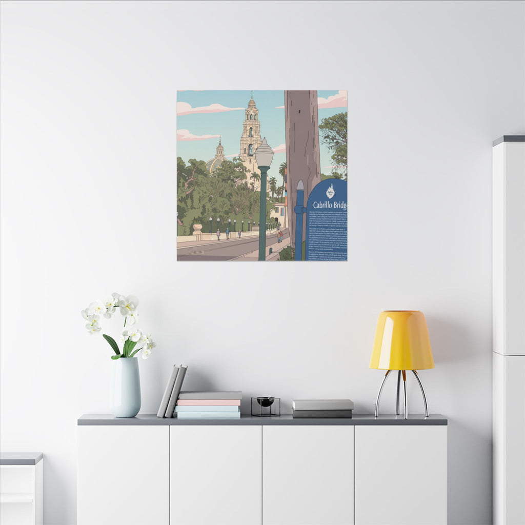 Gateway to Balboa Park Anime Matte Canvas, Stretched, 0.75" (Multi-Size)