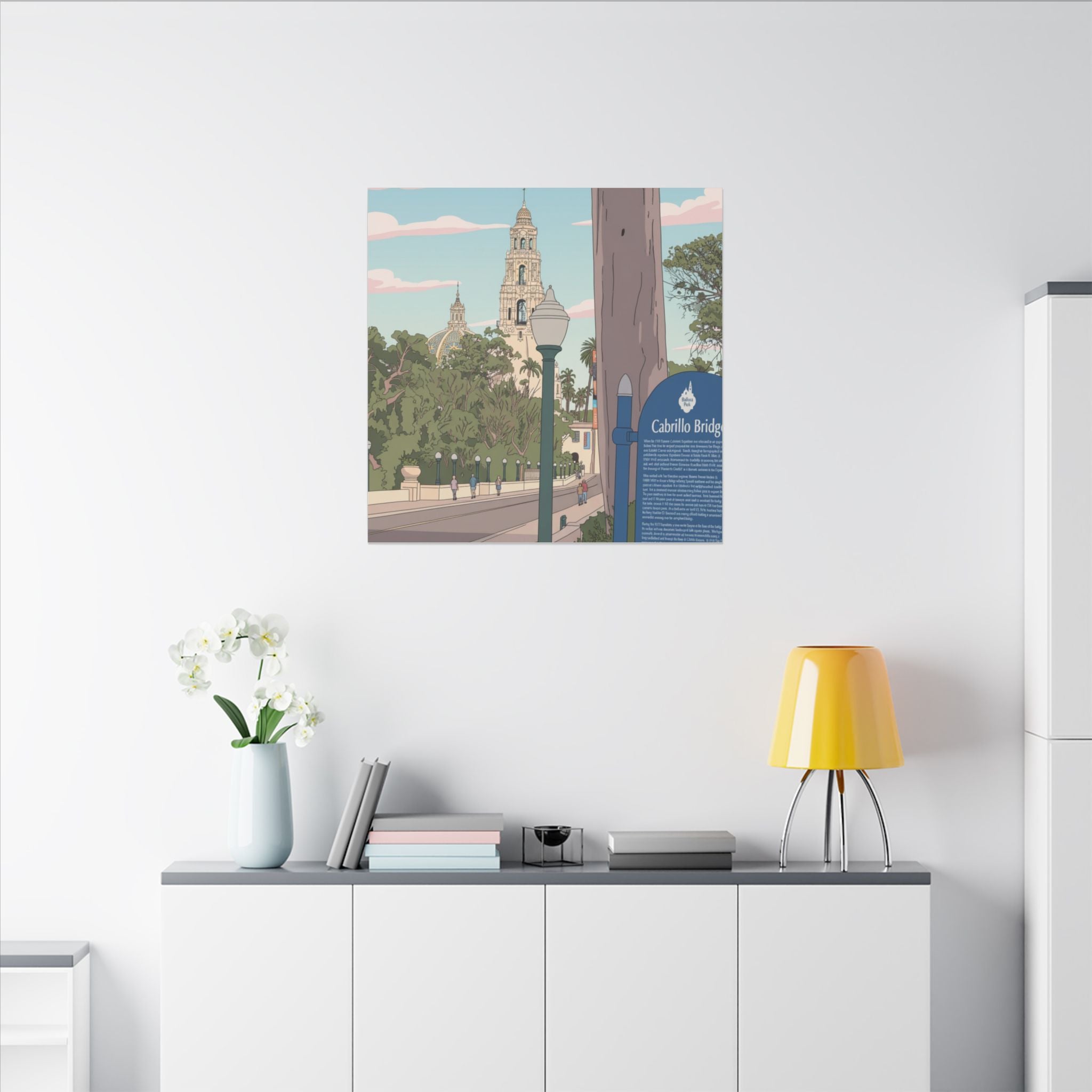 Gateway to Balboa Park Anime Matte Canvas, Stretched, 0.75" (Multi-Size)