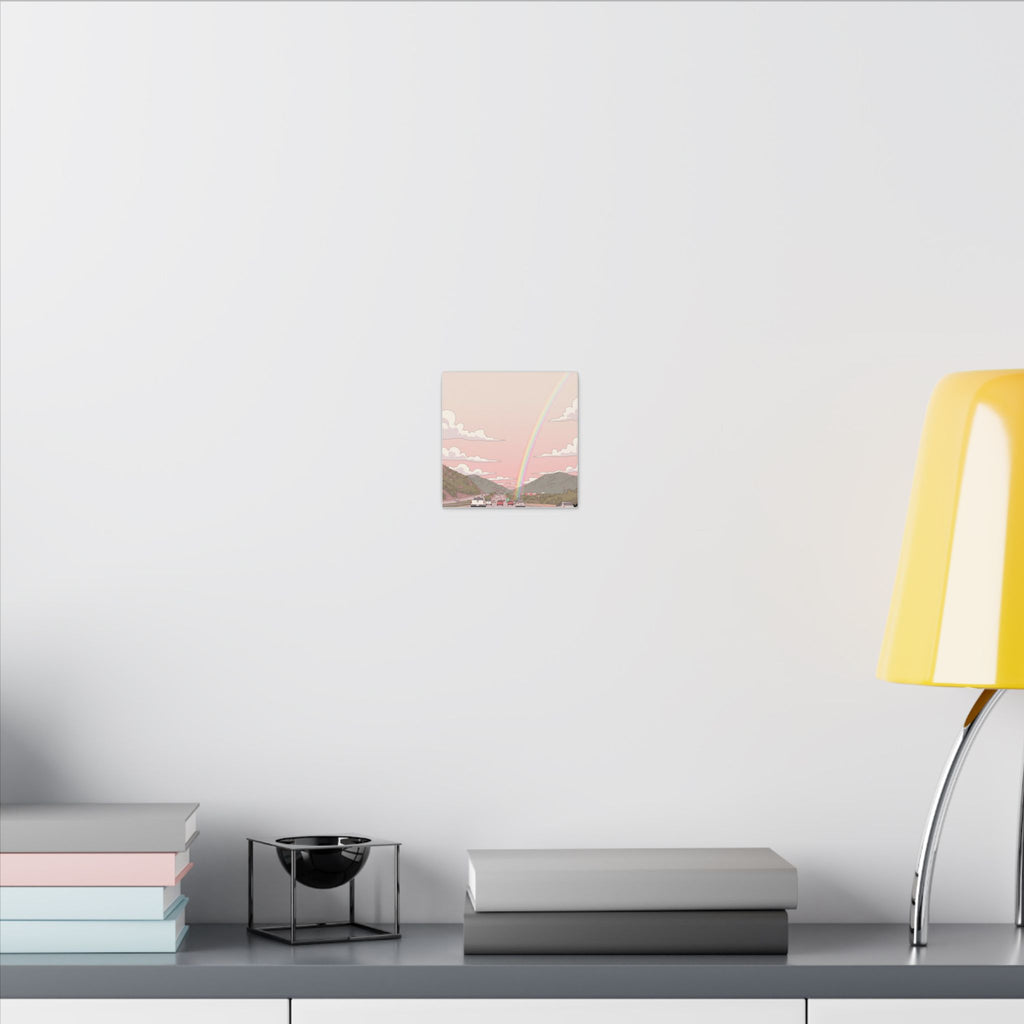Rainbow California Anime Matte Canvas, Stretched, 0.75" (Multi-Size)