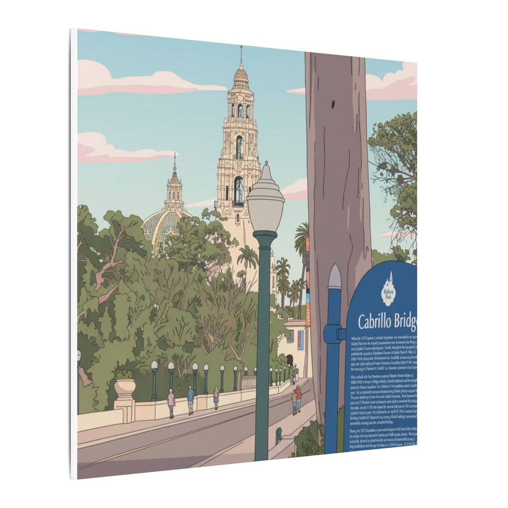 Gateway to Balboa Park Anime Matte Canvas, Stretched, 0.75" (Multi-Size)