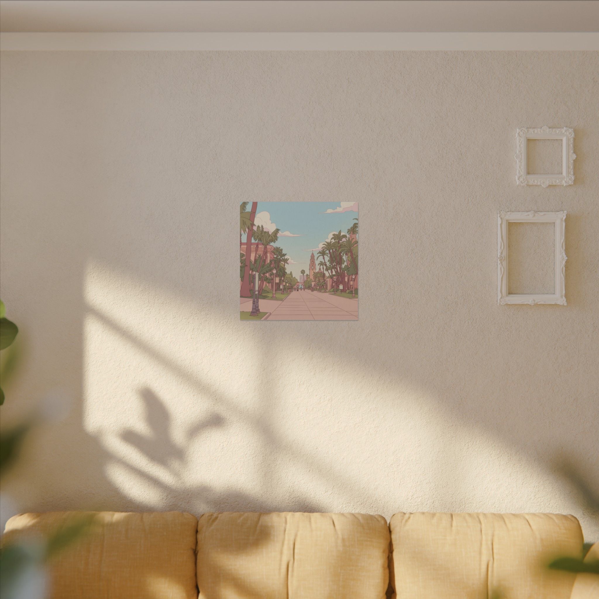 El Prado Balboa Park Anime  Matte Canvas, Stretched, 0.75" (Multi-Size)