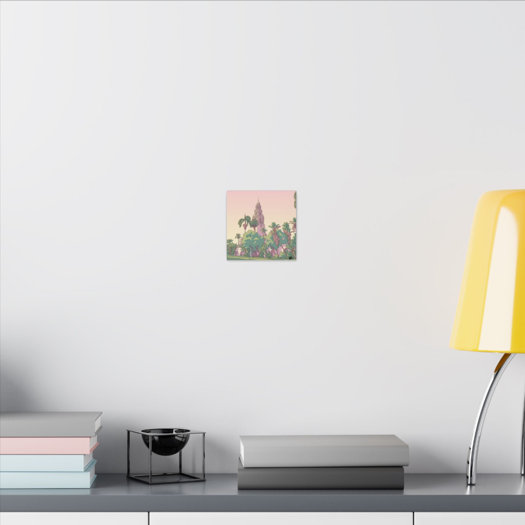California Tower Anime Matte Canvas, Stretched, 0.75" (Multi-Size)