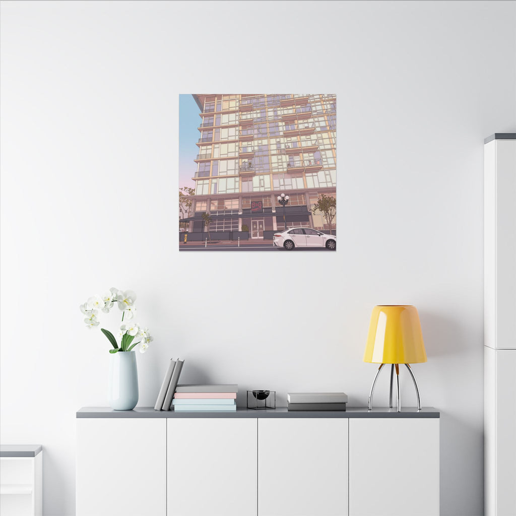 6th & G Downtown San Diego Matte Canvas, Stretched, 0.75" (Multi-Size)