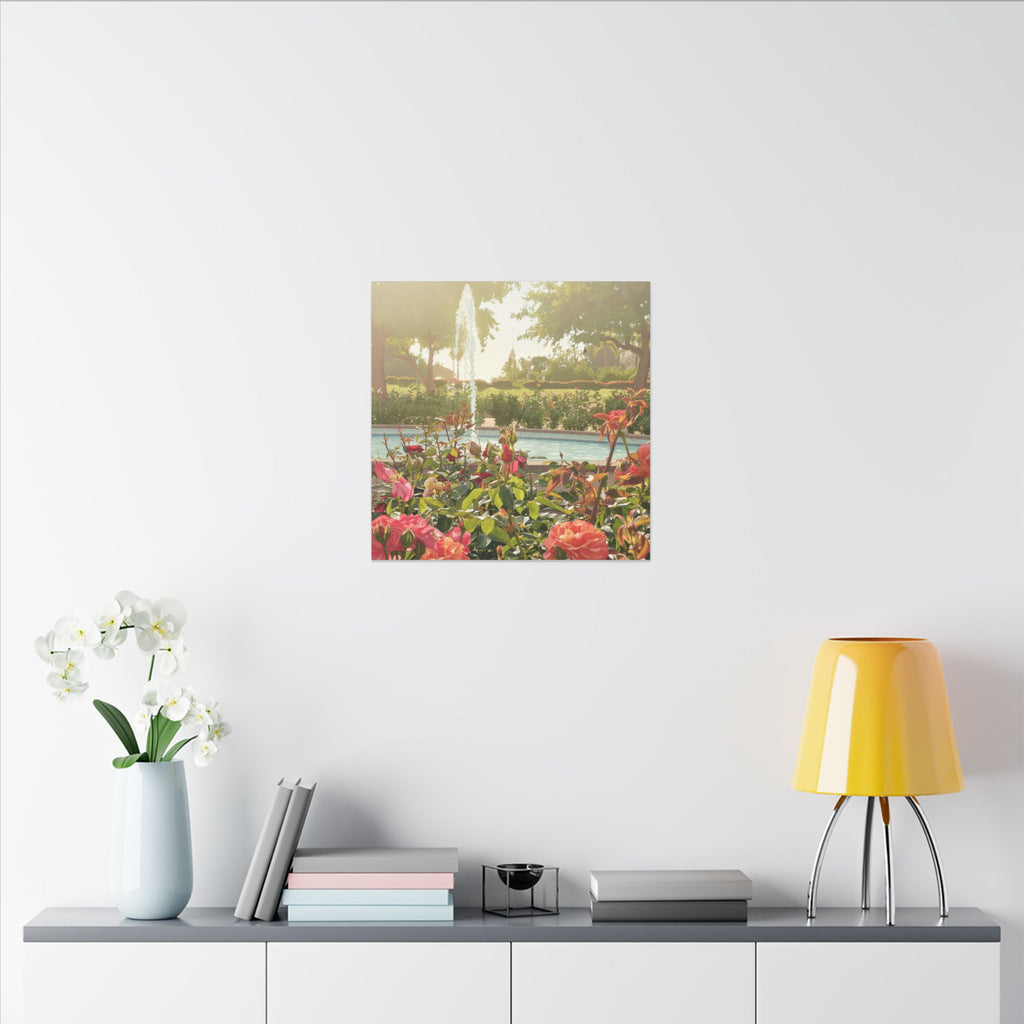 Rose Garden Balboa Park Anime Matte Canvas, Stretched, 0.75" (Multi-Size)