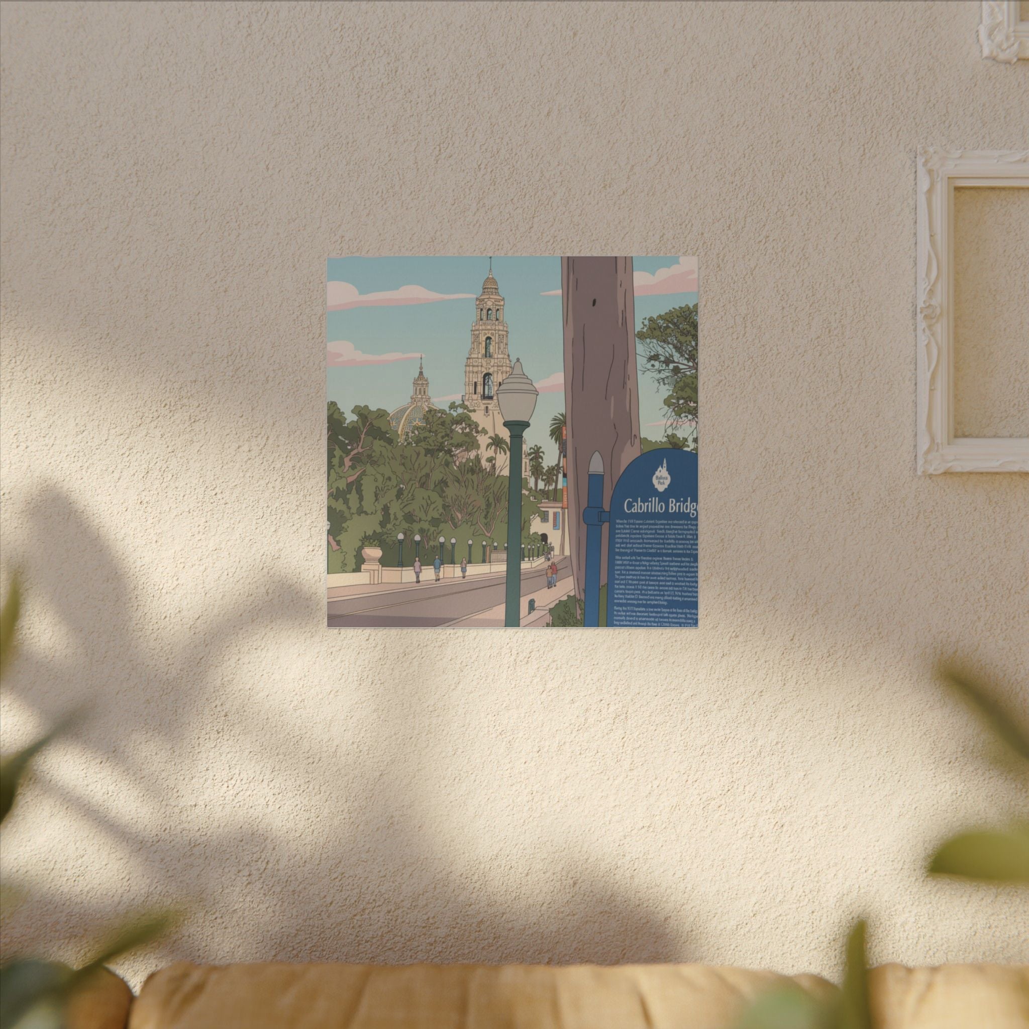 Gateway to Balboa Park Anime Matte Canvas, Stretched, 0.75" (Multi-Size)