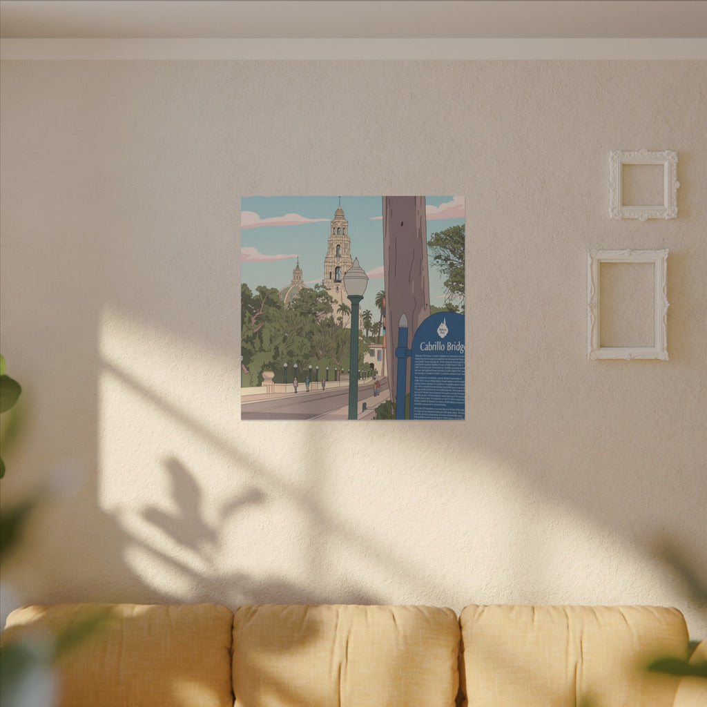 Gateway to Balboa Park Anime Matte Canvas, Stretched, 0.75" (Multi-Size)