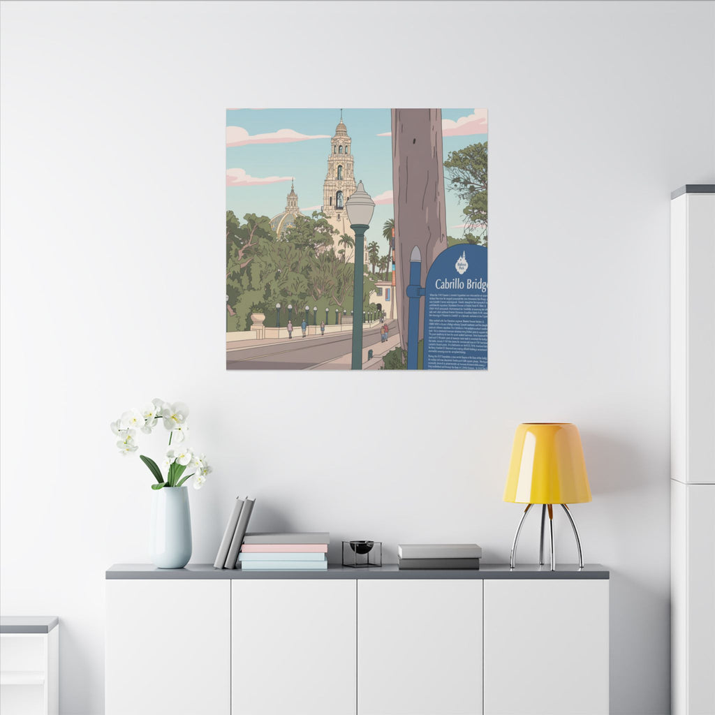 Gateway to Balboa Park Anime Matte Canvas, Stretched, 0.75" (Multi-Size)
