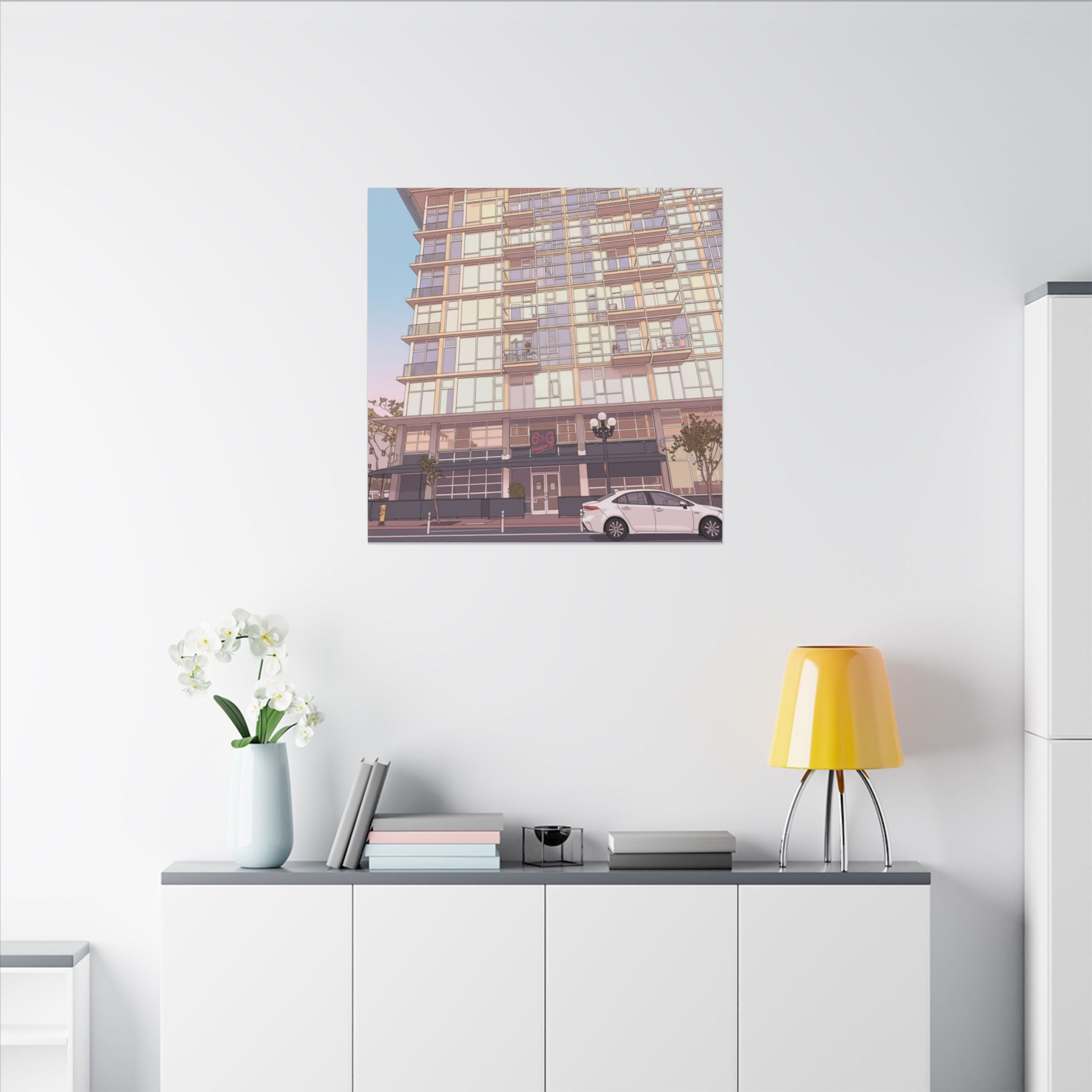 6th & G Downtown San Diego Matte Canvas, Stretched, 0.75" (Multi-Size)