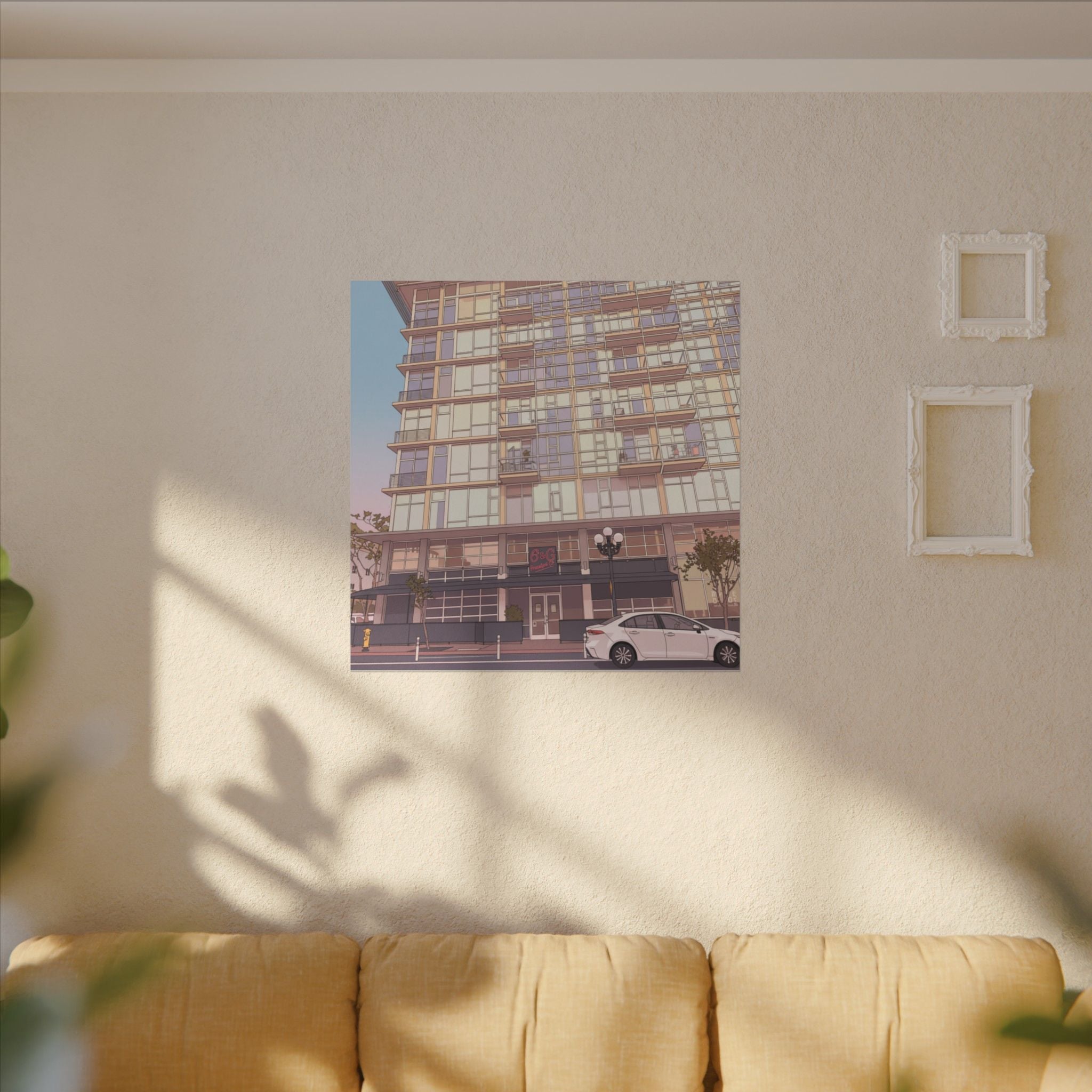 6th & G Downtown San Diego Matte Canvas, Stretched, 0.75" (Multi-Size)