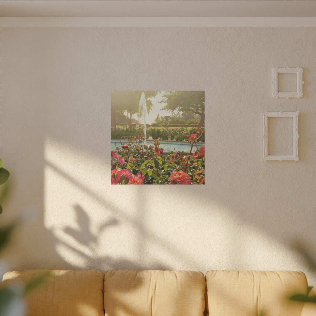 Rose Garden Balboa Park Anime Matte Canvas, Stretched, 0.75" (Multi-Size)