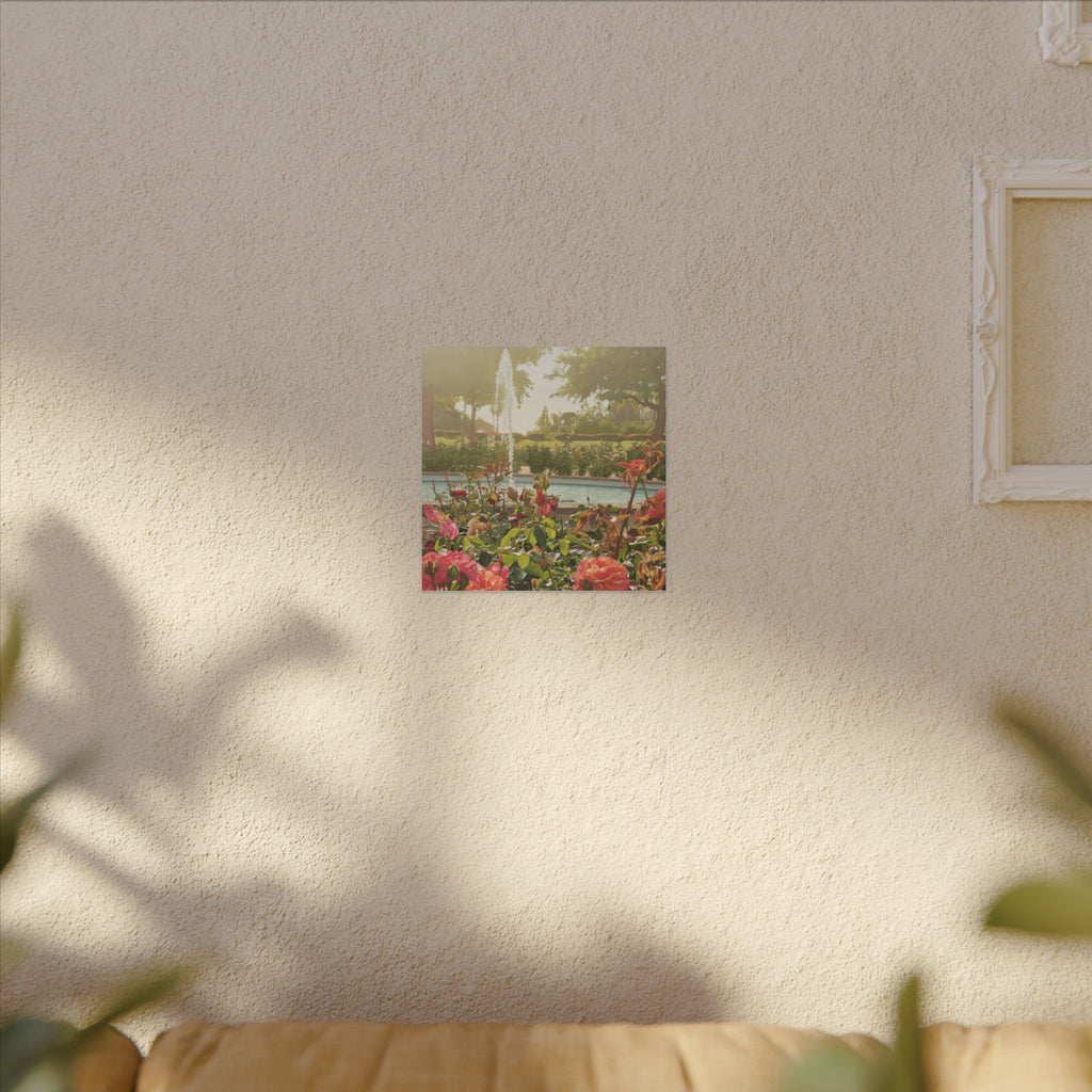 Rose Garden Balboa Park Anime Matte Canvas, Stretched, 0.75" (Multi-Size)
