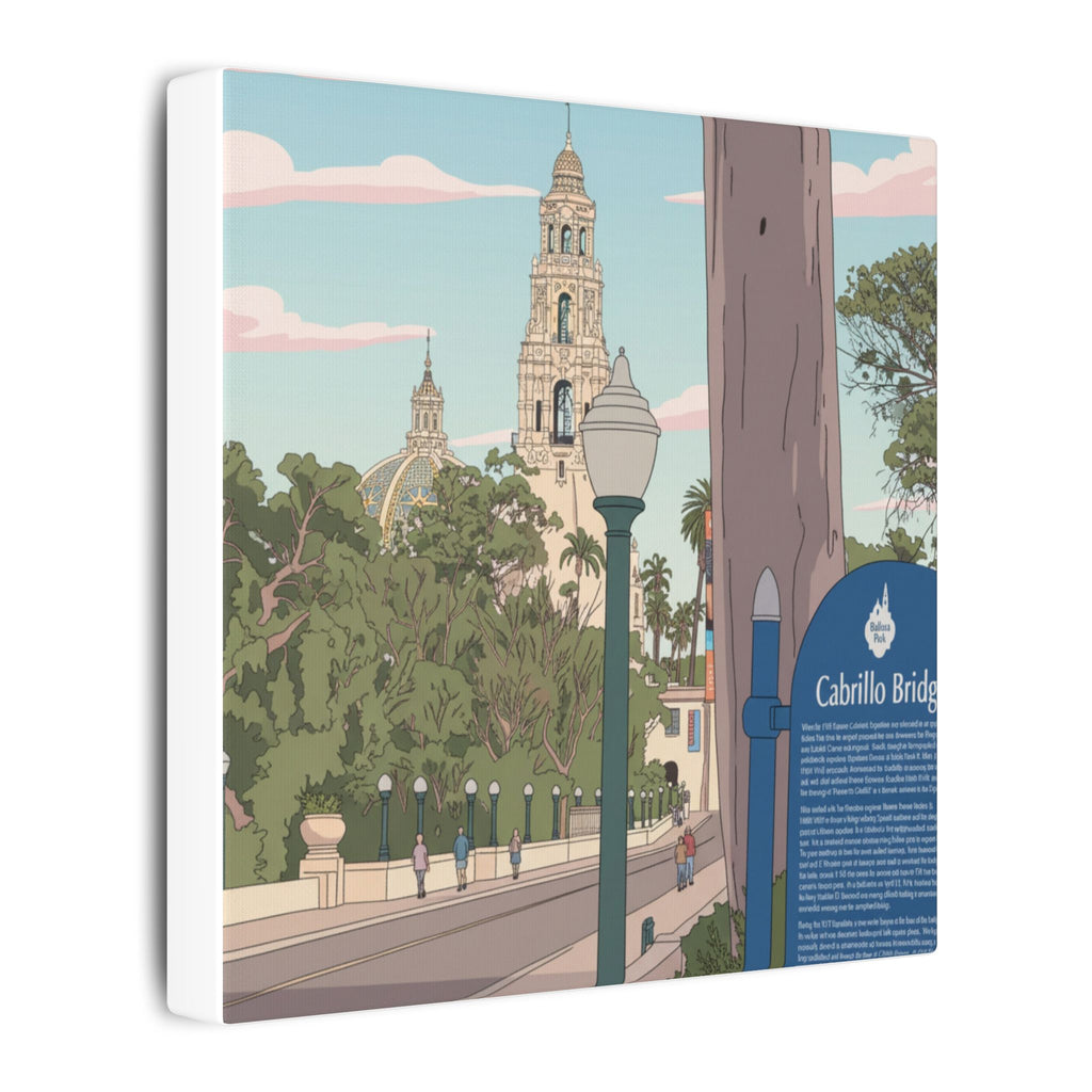 Gateway to Balboa Park Anime Matte Canvas, Stretched, 0.75" (Multi-Size)