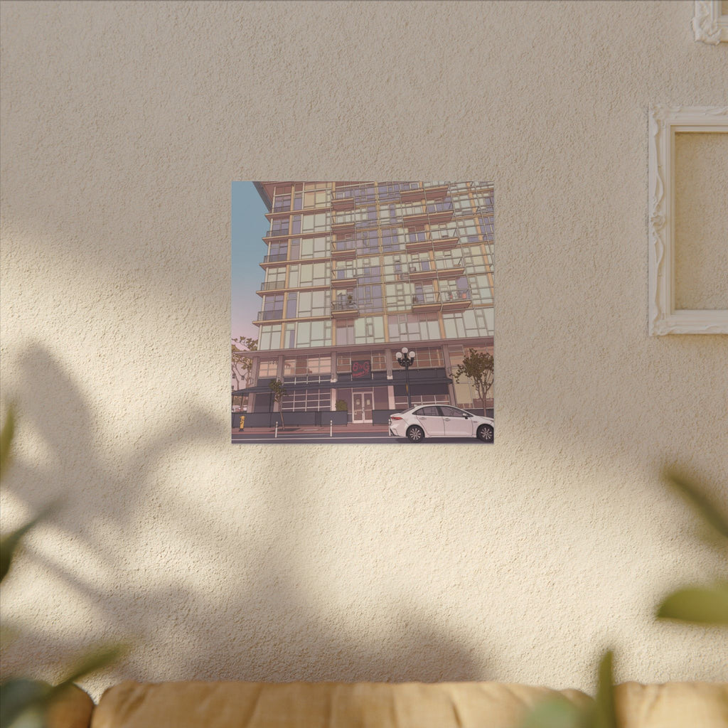 6th & G Downtown San Diego Matte Canvas, Stretched, 0.75" (Multi-Size)