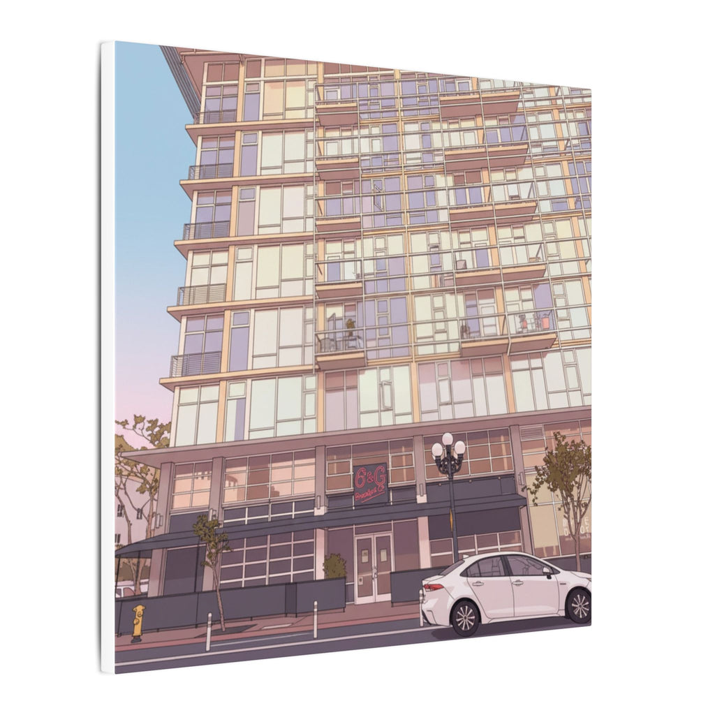 6th & G Downtown San Diego Matte Canvas, Stretched, 0.75" (Multi-Size)