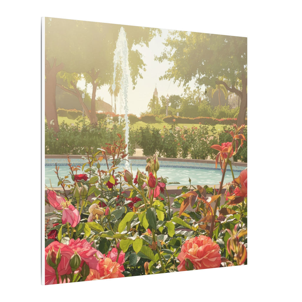 Rose Garden Balboa Park Anime Matte Canvas, Stretched, 0.75" (Multi-Size)