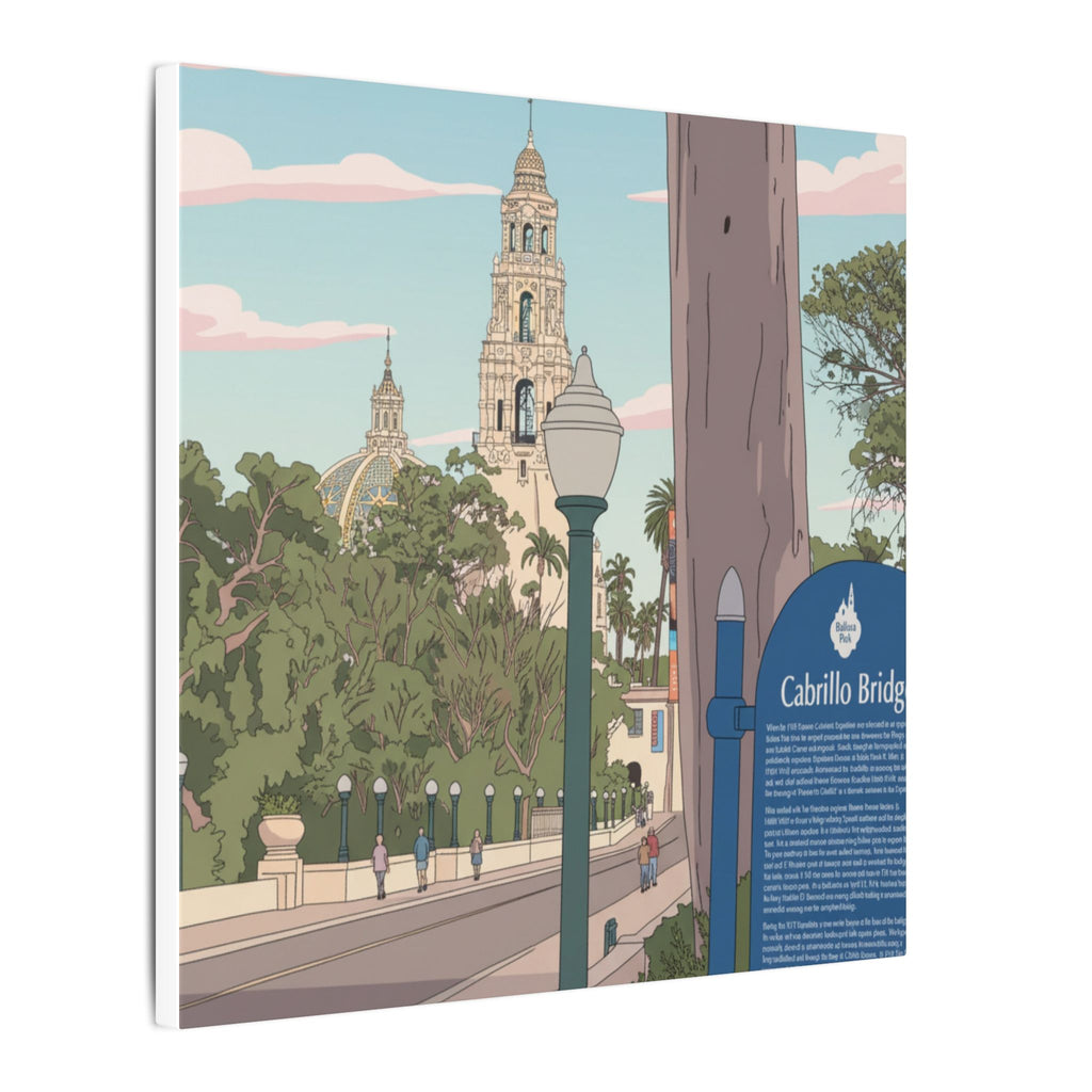 Gateway to Balboa Park Anime Matte Canvas, Stretched, 0.75" (Multi-Size)