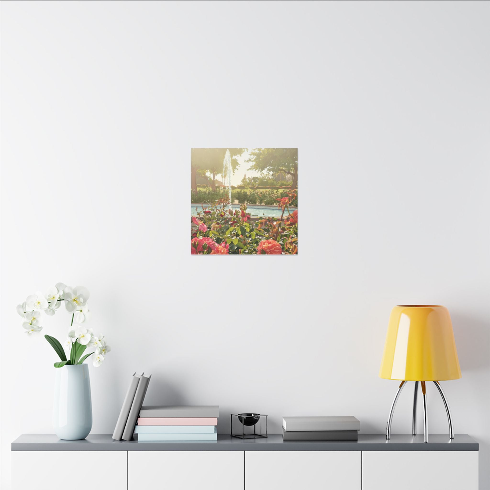 Rose Garden Balboa Park Anime Matte Canvas, Stretched, 0.75" (Multi-Size)