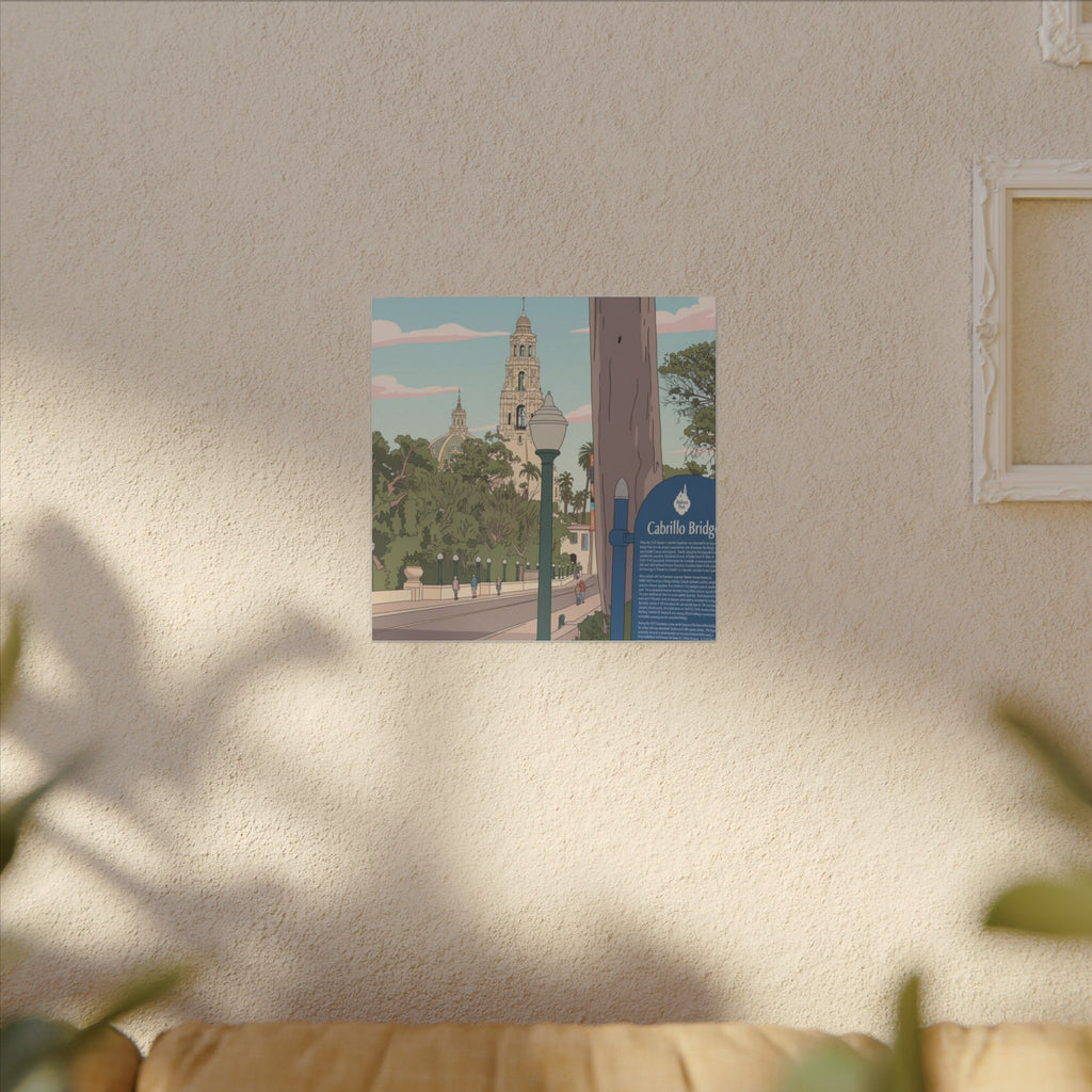 Gateway to Balboa Park Anime Matte Canvas, Stretched, 0.75" (Multi-Size)
