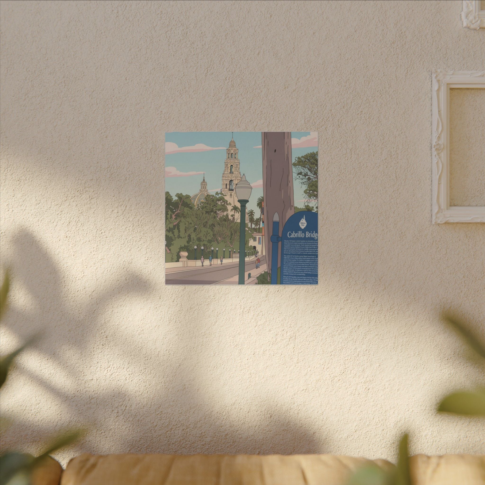 Gateway to Balboa Park Anime Matte Canvas, Stretched, 0.75" (Multi-Size)