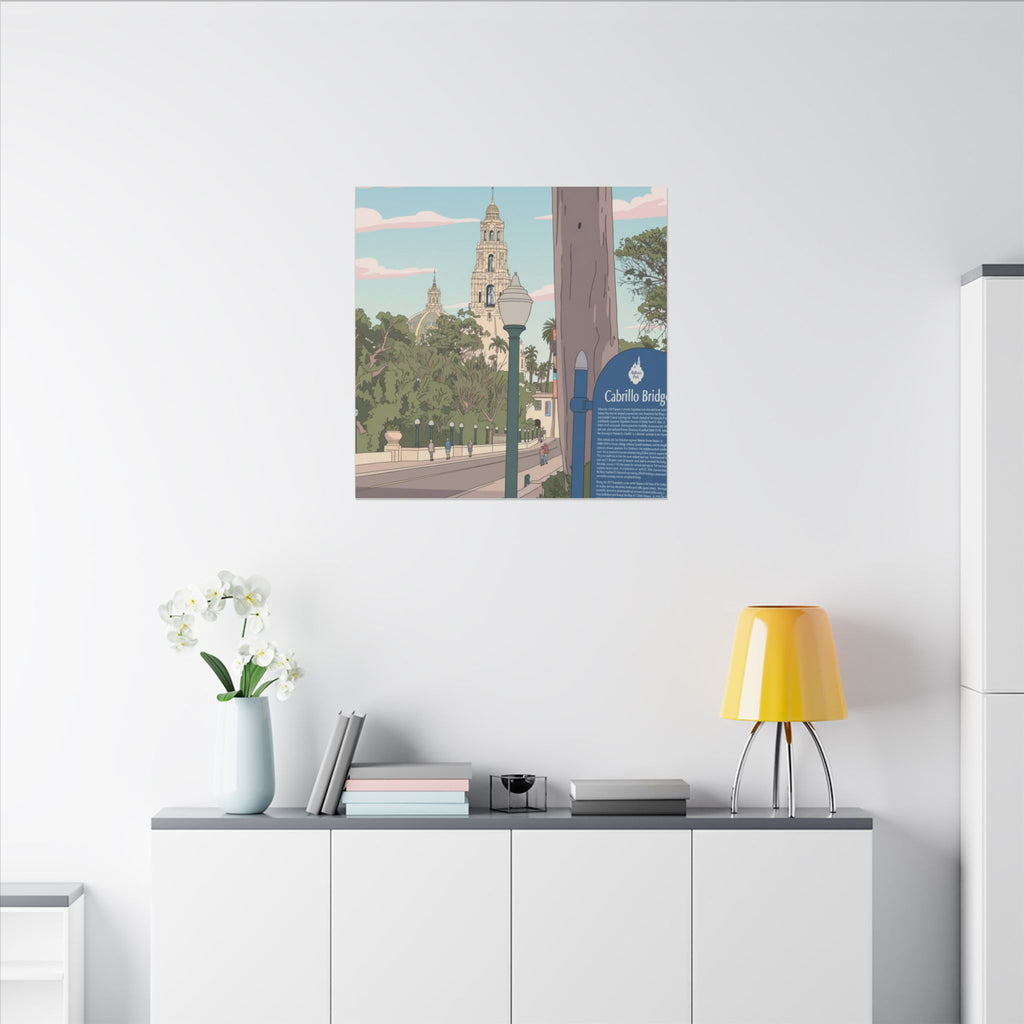 Gateway to Balboa Park Anime Matte Canvas, Stretched, 0.75" (Multi-Size)