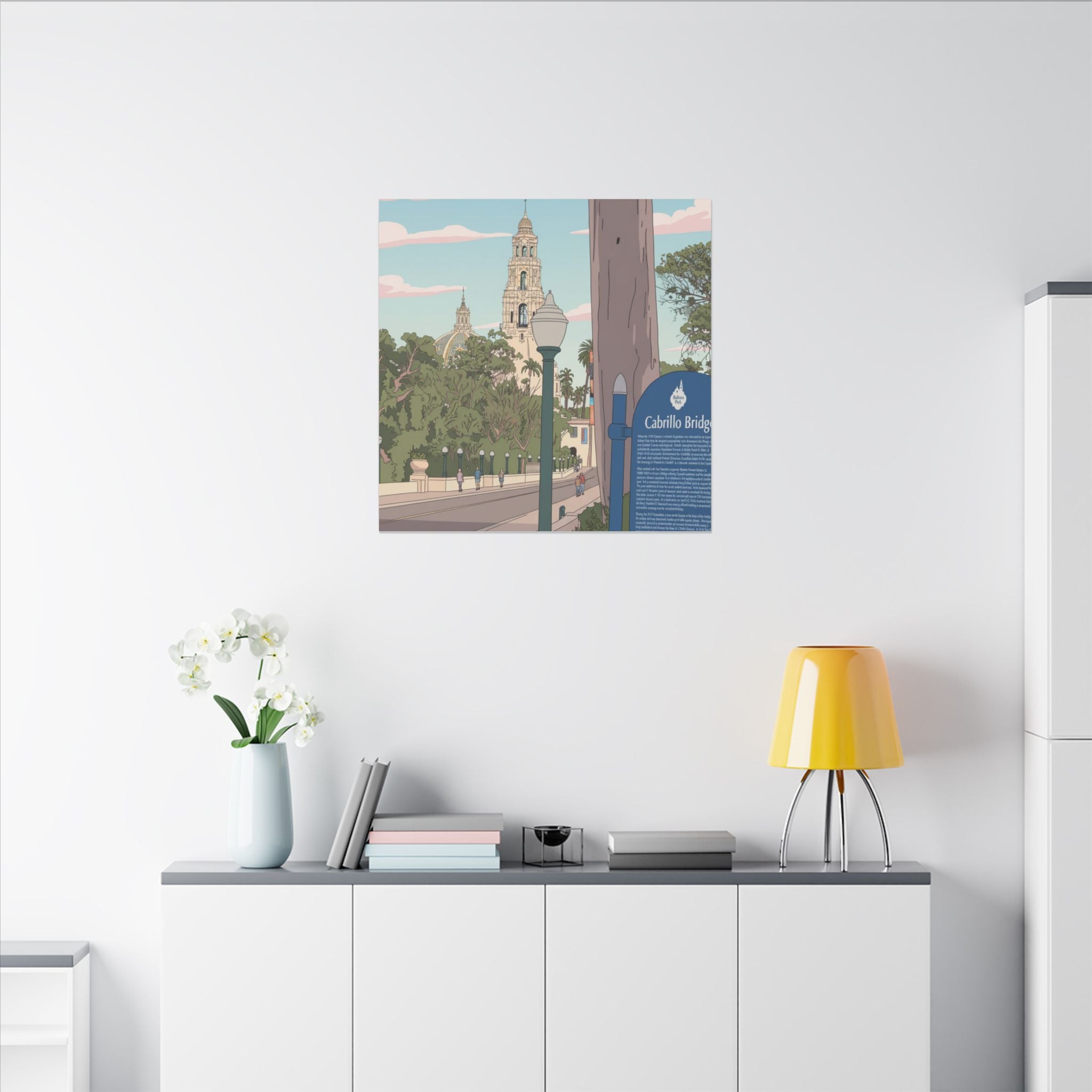 Gateway to Balboa Park Anime Matte Canvas, Stretched, 0.75" (Multi-Size)