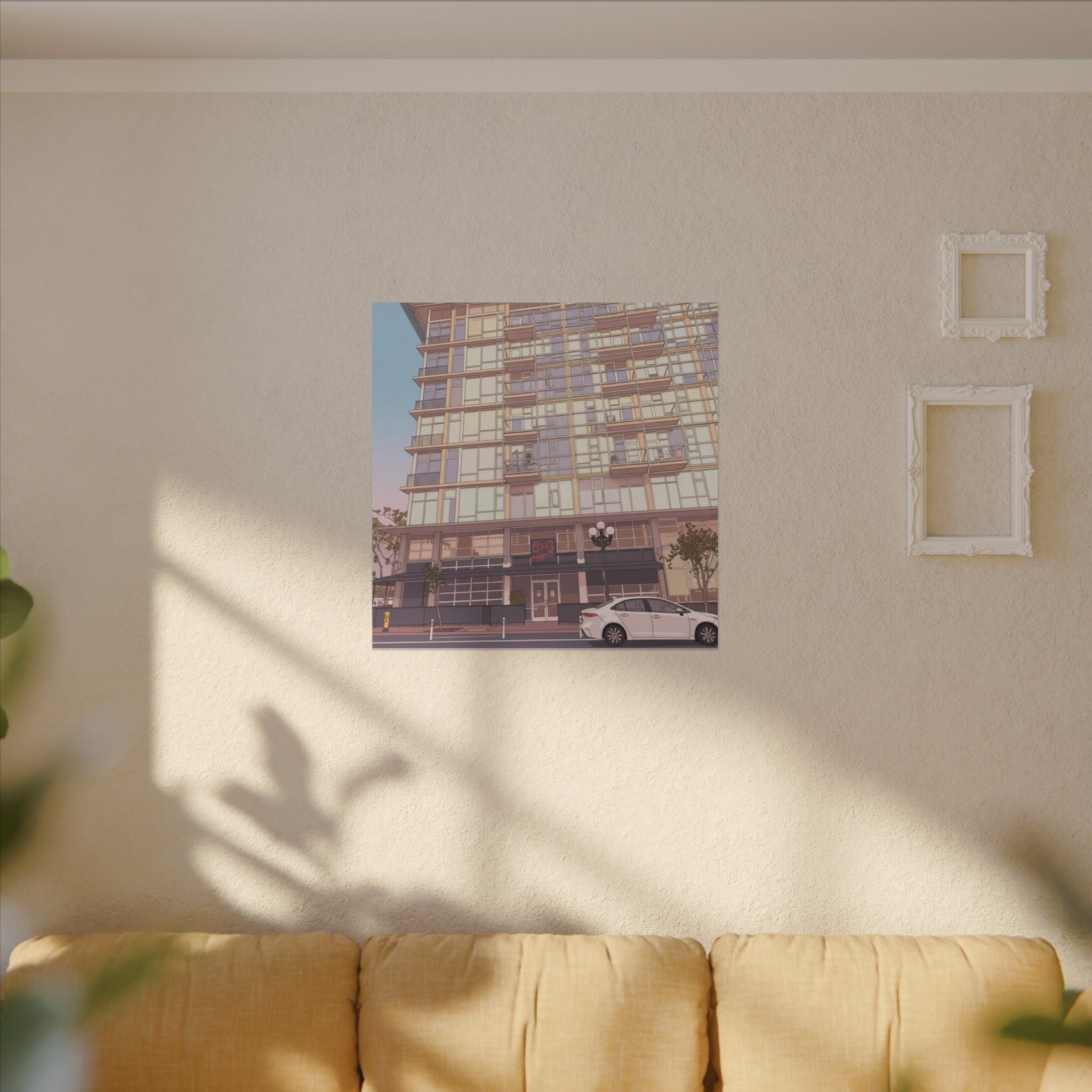 6th & G Downtown San Diego Matte Canvas, Stretched, 0.75" (Multi-Size)