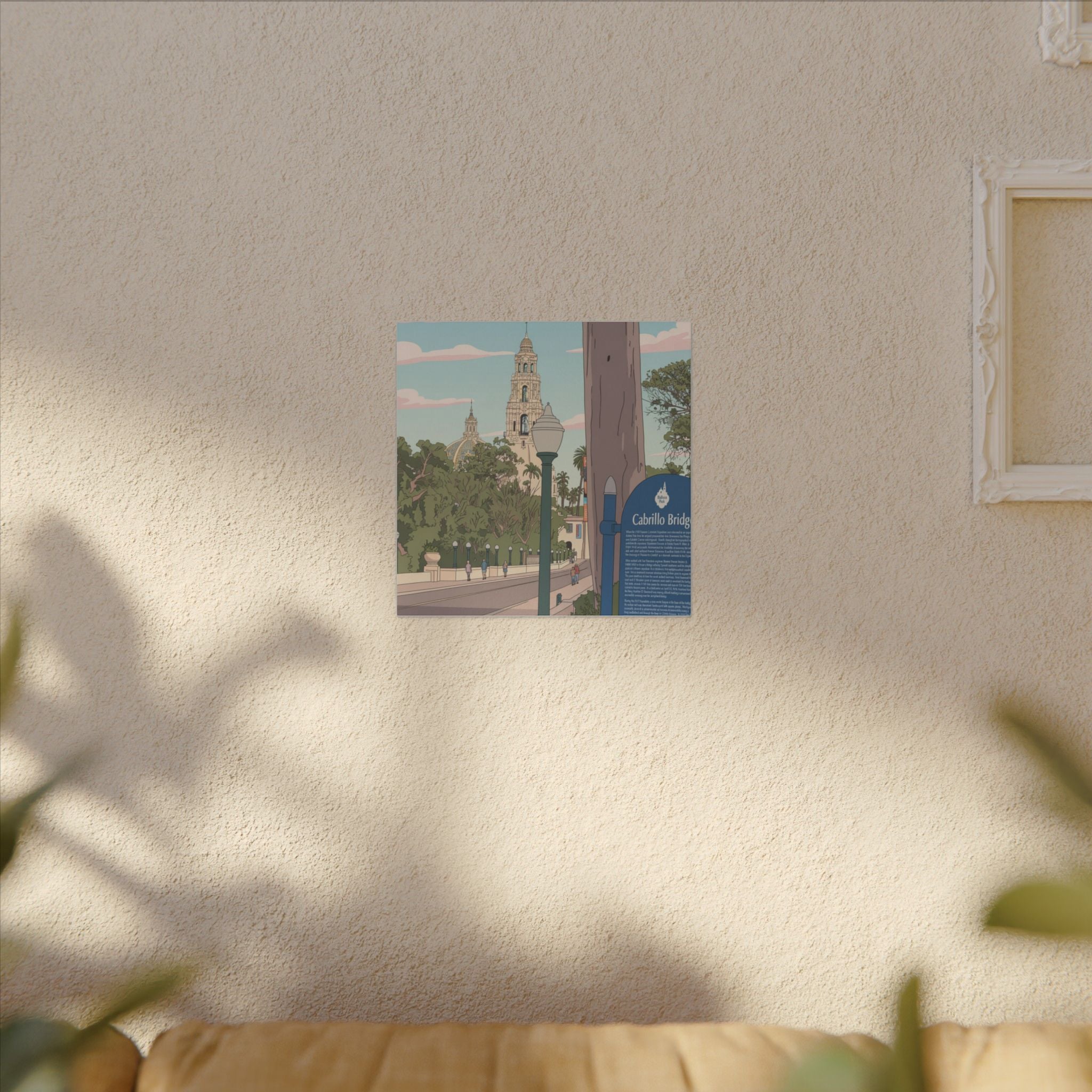 Gateway to Balboa Park Anime Matte Canvas, Stretched, 0.75" (Multi-Size)