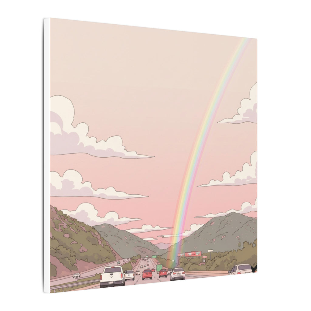 Rainbow California Anime Matte Canvas, Stretched, 0.75" (Multi-Size)