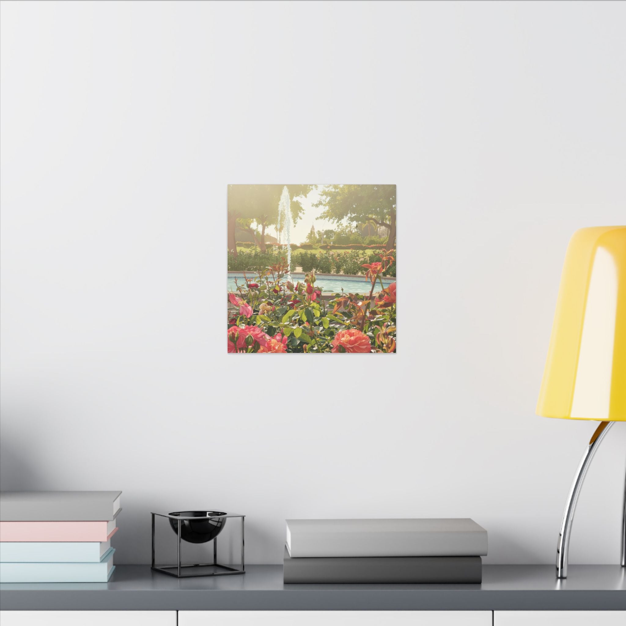 Rose Garden Balboa Park Anime Matte Canvas, Stretched, 0.75" (Multi-Size)